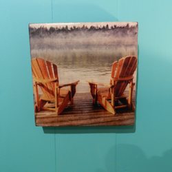 Artful Hand Gallery - Cedar Mountain's Adirondack chairs wall hanging