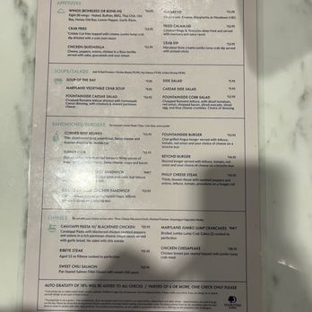 Fountainside Restaurant & Lounge - Menu - American Near Me - Pikesville, Maryland