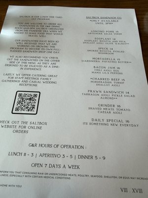 Menu photo 1 Gander & Ryegrass Spokane, WA Menu photo 1 Gander & Ryegrass Spokane, WA