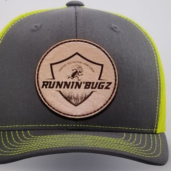 Runnin'Bugz Lawn, Pest and Snow Services - a hat with a patch on it - Pest Control Near Me - Syracuse, New York Runnin'Bugz Lawn, Pest and Snow Services - a hat with a patch on it - Pest Control Near Me - Syracuse, New York