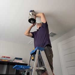 Arizona Fans & Blinds - installing the fan