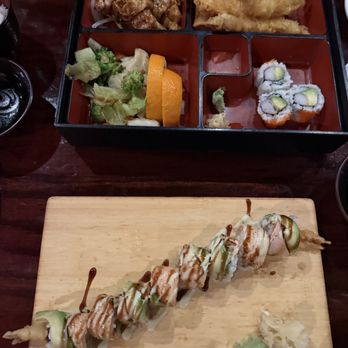 Umi Japanese Restaurant - big bang roll & chicken bento box - Japanese Near Me - Franklin, Tennessee Umi Japanese Restaurant - big bang roll & chicken bento box - Japanese Near Me - Franklin, Tennessee