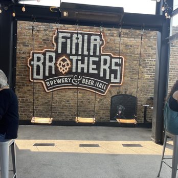 Fiala Brothers - Upstairs patio area - Brewpubs Near Me - Normal, Illinois