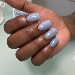 Polish & Tipz Nail Salon - Natural nail overlay w/gel polish
