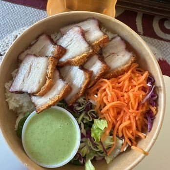 Saiga Vietnamese Eatery - pork belly rice bowl - Vietnamese Near Me - Irvine, California Saiga Vietnamese Eatery - pork belly rice bowl - Vietnamese Near Me - Irvine, California