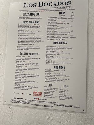 Menu photo 2 Los Bocados Parkland, FL Menu photo 2 Los Bocados Parkland, FL