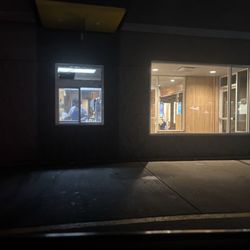 WORKERS INSIDE NOT USING THE DRIVE THRU