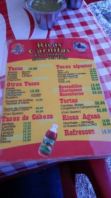 Menu photo 2 El Verdadero Sabor del Taco Cancún, ROO Menu photo 2 El Verdadero Sabor del Taco Cancún, ROO