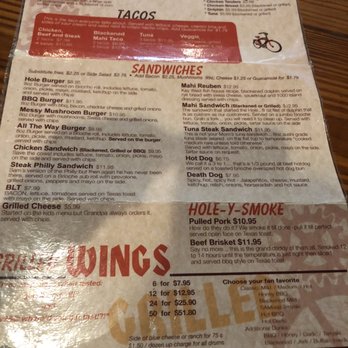 Hole in the Wall - Menu. - Pubs Near Me - Miami, Florida Hole in the Wall - Menu. - Pubs Near Me - Miami, Florida