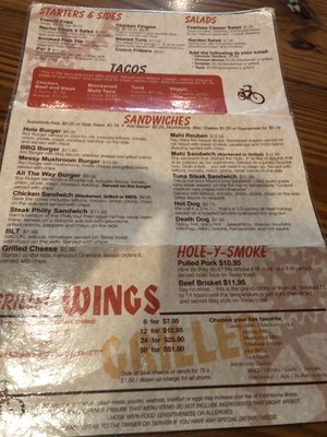 Menu photo 1 Hole in the Wall Miami, FL Menu photo 1 Hole in the Wall Miami, FL