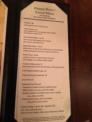 Menu photo 5 Darcy's Bistro & Pub Denver, CO