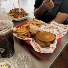 #1 Chicken Sandwich and The Dirty Mac Fries #1 Chicken Sandwich and The Dirty Mac Fries