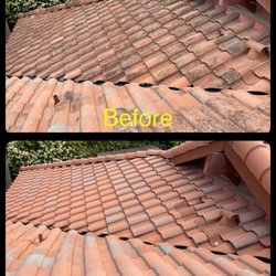 All-Star Power Wash of San Diego - Tile Roof deep cleaning with low pressure and heat