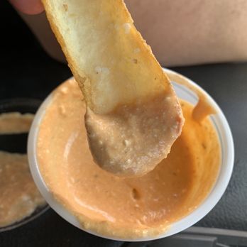 Falafel Republic - Feta secret sauce...love it!! - Falafel Near Me - Ashland, Oregon