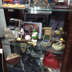 Capo's Coins - Case with signed Baseballs, Footballs, Boxing gloves, check it out!
