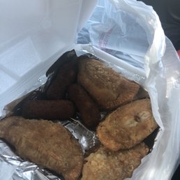 Beef empanadas, and croquestas de jamon!  DELICIOUS!!