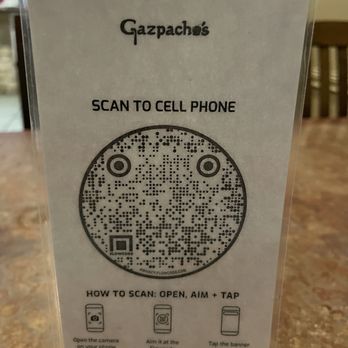 Gazpacho's - how to scan a cell phone - Latin American Near Me - Brownsville, Texas Gazpacho's - how to scan a cell phone - Latin American Near Me - Brownsville, Texas