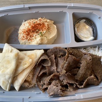 Luna Grill Irvine Spectrum Center - Halal Lamb Kabob Plate & humus as a side (no veggies!). - Mediterranean Near Me - Irvine, California Luna Grill Irvine Spectrum Center - Halal Lamb Kabob Plate & humus as a side (no veggies!). - Mediterranean Near Me - Irvine, California