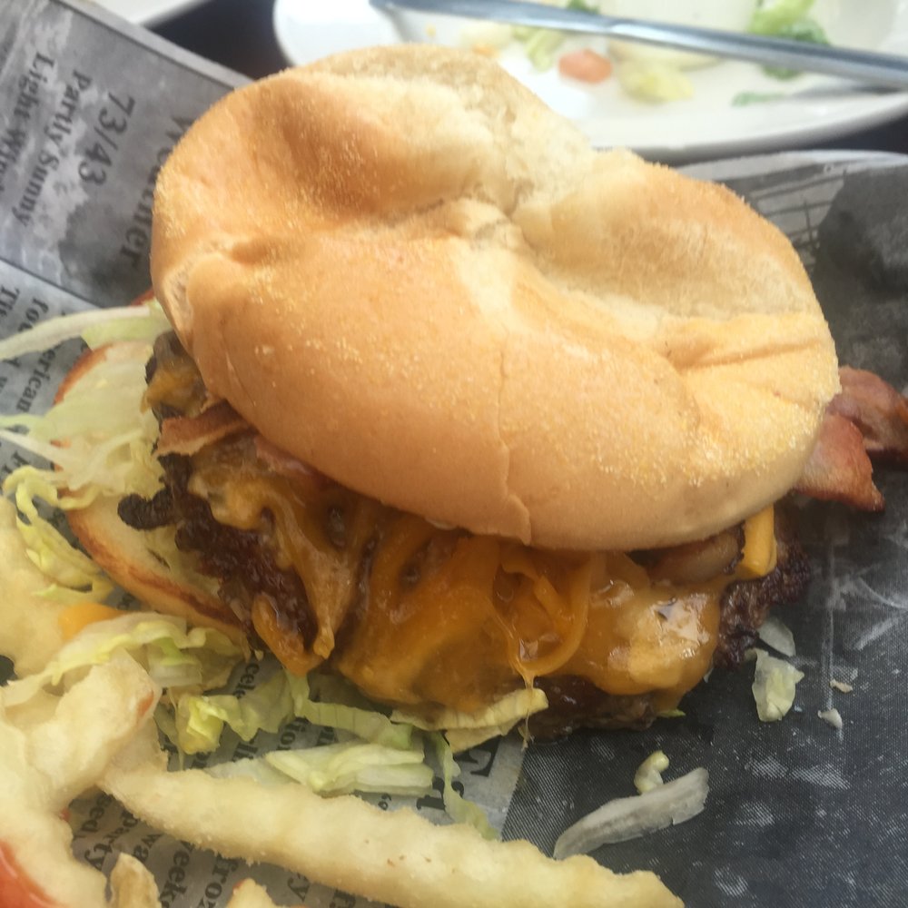 The Park Restaurant - The Park Burger, capped! - Breakfast & Brunch Near Me - Burlington, North Carolina