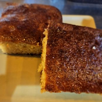 Sauced BBQ & Spirits - Orange - Side of Sweet Honey Cornbread - Barbeque Near Me - Orange, California Sauced BBQ & Spirits - Orange - Side of Sweet Honey Cornbread - Barbeque Near Me - Orange, California