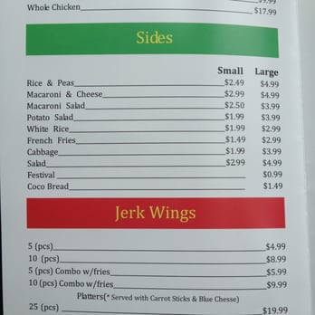 Jerkin Chicken Restaurant - MENU - Caribbean Near Me - Jersey City, New Jersey Jerkin Chicken Restaurant - MENU - Caribbean Near Me - Jersey City, New Jersey