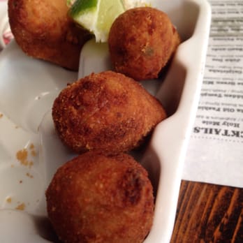 FINKA Table & Tap - Croquetas (missing two already lol) - Asian Fusion Near Me - Miami, Florida FINKA Table & Tap - Croquetas (missing two already lol) - Asian Fusion Near Me - Miami, Florida