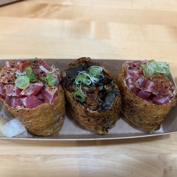 Yubuya - Seared tuna, unagi, another seared tuna - Japanese Near Me - Costa Mesa, California