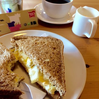 Scott's Coffee Co - Egg n onion sandwich & coffee - Desserts Near Me - Belfast, BFS Scott's Coffee Co - Egg n onion sandwich & coffee - Desserts Near Me - Belfast, BFS