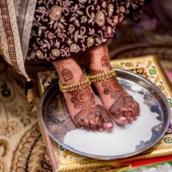 Isha's Henna Art - Bridal Feet Henna 2024 Destination Wedding
