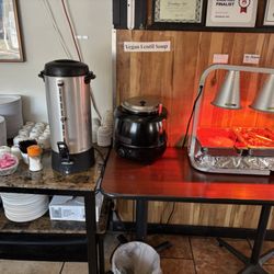 Himalayan Yeti - Soup and tea on Lunch Buffet.