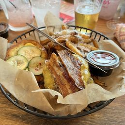 Burger and Fries Burger and Fries