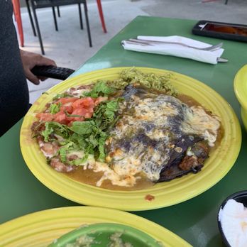 Range Cafe - Blue enchiladas - Breakfast & Brunch Near Me - Albuquerque, New Mexico