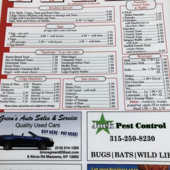 Spanky's - Menu - Sandwiches Near Me - Massena, New York