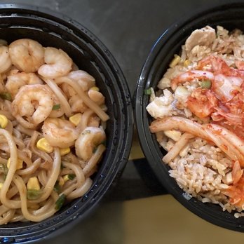 Sizzling Lunch - Shrimp Udon and Chicken Pepper Rice (with kimchi) - Japanese Near Me - San Jose, California Sizzling Lunch - Shrimp Udon and Chicken Pepper Rice (with kimchi) - Japanese Near Me - San Jose, California