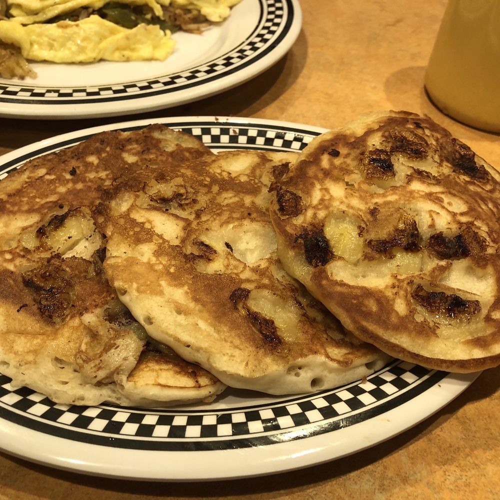 Mel's Commonwealth Cafe - Delicious banana mini pancakes - Breakfast & Brunch Near Me - Wayland, Massachusetts Mel's Commonwealth Cafe - Delicious banana mini pancakes - Breakfast & Brunch Near Me - Wayland, Massachusetts
