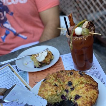 The Perch - Blueberry cornbread + spicy bloody - Breweries Near Me - Chicago, Illinois The Perch - Blueberry cornbread + spicy bloody - Breweries Near Me - Chicago, Illinois