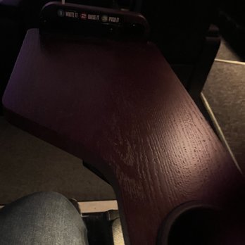 Alamo Drafthouse Cinema - Food tray connected to your reclining seat - Cinema Near Me - Arlington, Virginia Alamo Drafthouse Cinema - Food tray connected to your reclining seat - Cinema Near Me - Arlington, Virginia