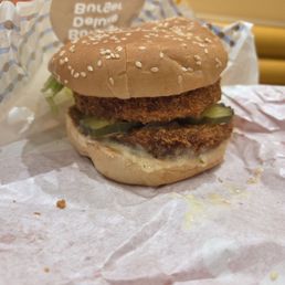 Double Patty Shrimp Burger Double Patty Shrimp Burger