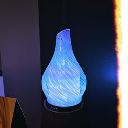 Rejuvenation Med Spa - No cell phones allowed, this was a lamp that caught my eye while waiting for my appointment.