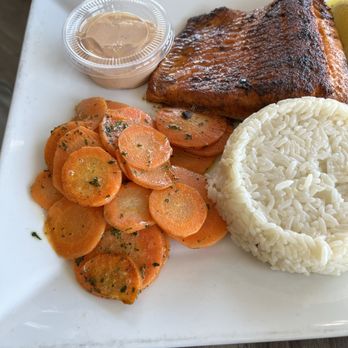 Gadaleto's Seafood - Blackened fish, rice, veggie of the day. - Seafood Near Me - New Paltz, New York Gadaleto's Seafood - Blackened fish, rice, veggie of the day. - Seafood Near Me - New Paltz, New York