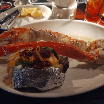 Pappadeaux Seafood Kitchen - Picture does not reflect huge portion. Crab over a lb. Giant potato! - Seafood Near Me - Phoenix, Arizona