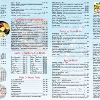 Wave Sushi - menu for wave sushi - Sushi Bars Near Me - Magnolia, Texas Wave Sushi - menu for wave sushi - Sushi Bars Near Me - Magnolia, Texas
