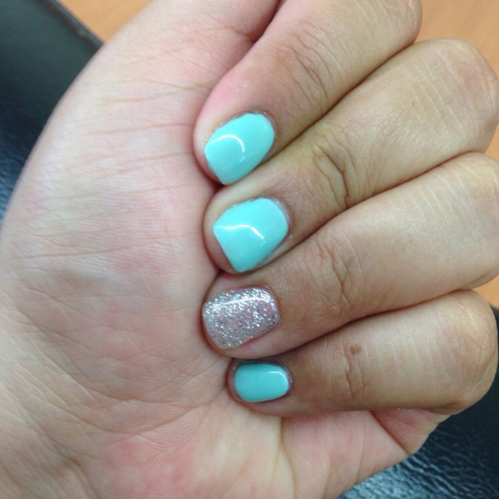 Eve Nails - Tiffany blue! - Nail Salons Near Me - Anaheim, California