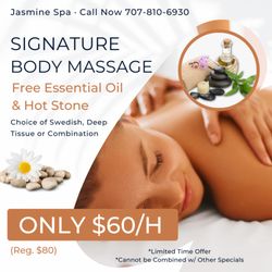 Jasmine Spa - Walk-in & Appointment Welcome