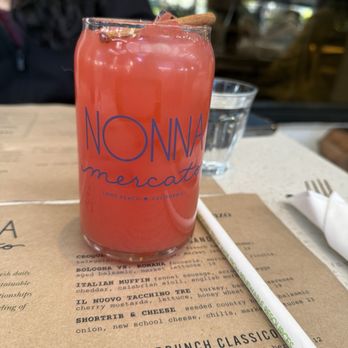 Nonna Mercato - Seasonal spiced blood orange lemonade - Bakeries Near Me - Long Beach, California