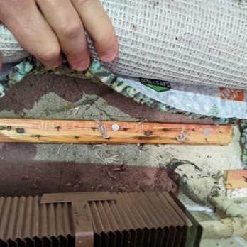 GS Floor Design - The nail that went through the pipe plus 2 other nails the installer put in. - Flooring Near Me - Arlington Heights, Illinois GS Floor Design - The nail that went through the pipe plus 2 other nails the installer put in. - Flooring Near Me - Arlington Heights, Illinois