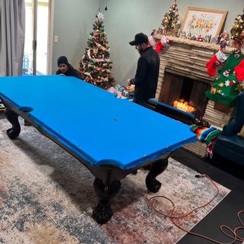 C & C Billiard Service - They really take their time to make sure the details are perfect.The pool table is not finish in this picture yet - Pool & Billiards Near Me
