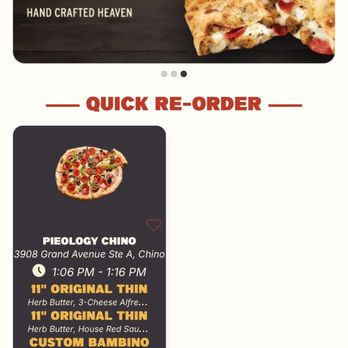Pieology Pizzeria - Proof of the estimated time and order - Pizza Near Me - Chino, California Pieology Pizzeria - Proof of the estimated time and order - Pizza Near Me - Chino, California