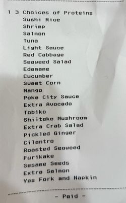 Menu photo 1 Poke City Cambridge, MA Menu photo 1 Poke City Cambridge, MA