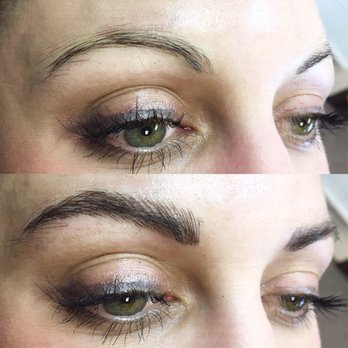 Pinks Permanent Cosmetics - Before and directly after the first session of these sweat-proof, summer ready brows! - Permanent Makeup Near Me - Tigard, Oregon Pinks Permanent Cosmetics - Before and directly after the first session of these sweat-proof, summer ready brows! - Permanent Makeup Near Me - Tigard, Oregon